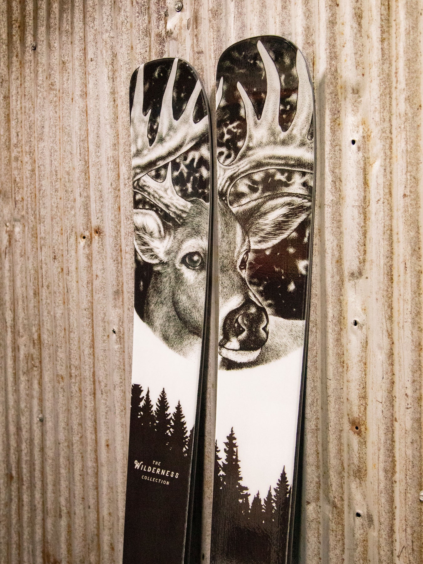 Limited Edition Wilderness Collection Skis Whitetail Buck Shaggy's